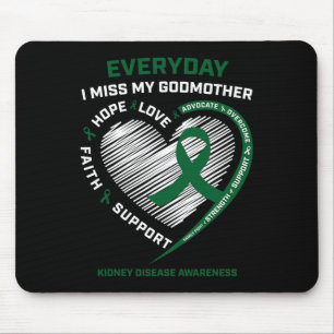 Gedächtnis gibt Frauen Götzenmutter Nierenerkranku Mousepad