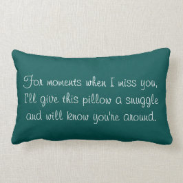 Gedächtnis "immer mit mir" Kissen