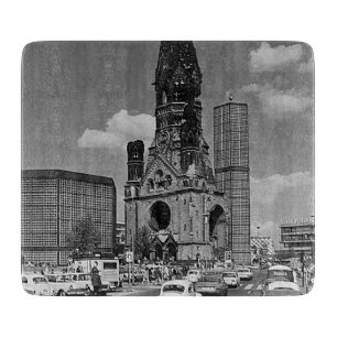 Gedächtnis-Kirche Kaiser Wilhelm in Berlin Vintage Schneidebrett