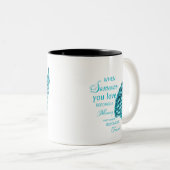 Gedächtnis wird Schatz Zweifarbige Tasse (VorderseiteRechts)