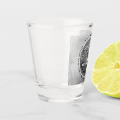 Gedächtnisbaum aus Shotglas Schnapsglas (Links)