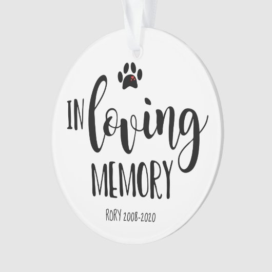 Gedächtnisbaum-Gedächtnisbaum-Foto Ornament (Vorderseite)