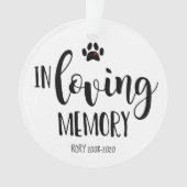 Gedächtnisbaum-Gedächtnisbaum-Foto Ornament (Vorderseite)