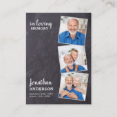 Gedächtnisbeerdigung Beerdigung Karte 3 Foto Versp (Vorderseite)