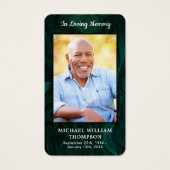 Gedächtnisbeerdigung Foto Beerenkkarte Marbella Gr (Vorderseite)