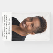 Gedächtnisbeerdigung Foto Bereavement Beileid Banner (Horizontal)