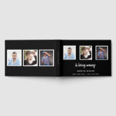 Gedächtnisbeerdigung Gedächtnisschwarze Foto Colla Gästebuch (Voll)