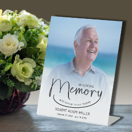 Gedächtnisbeerdigung in der Liebe Sockelschild