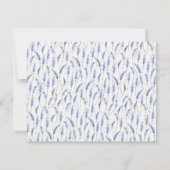 Gedächtnisbeerdigung Moderne Blume mit einfachem C Dankeskarte (Rückseite)