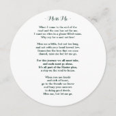 Gedächtnisbeerenkkarte Eukalyptus Grüne Feiertagskarte (Rückseite)