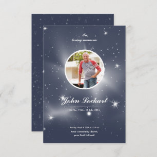 Gedächtnisbeerungsprokarte Einladung