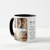 Gedächtnisbester Katze je Moderne Fotosammlung Tasse (Vorderseite Links)