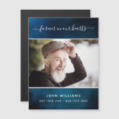 Gedächtnisblau Himmel Foto Liebe immer Magnet (Vorne/Hinten)