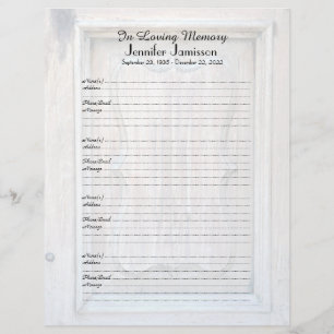 Gedächtnisbuch-Filler-Anmeldung Seite alte Holztür