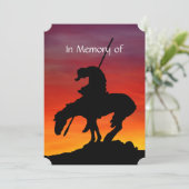 Gedächtnisdienst bittet den Ersten VN um Unterstüt Einladung (Stehend Vorderseite)