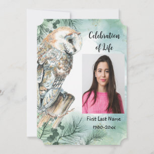 Gedächtnisdienst einladen Wasserfarbenauge Einladung