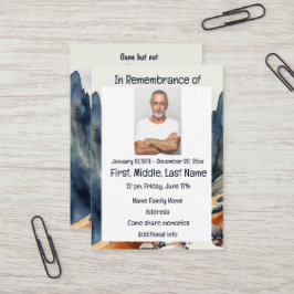 Gedächtnisdienst Einladung Wasserfarbenwandern