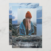 Gedächtnisdienst Einladung Wüstengebirge (Vorne/Hinten)