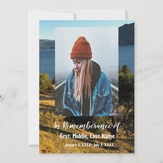 Gedächtnisdienst - Einladung zum Besuch des Lago M (Vorderseite)