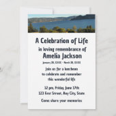 Gedächtnisdienst - Einladung zum Besuch des Lago M (Rückseite)