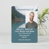 Gedächtnisdienst Einladung zum Roten Kanal (Stehend Vorderseite)