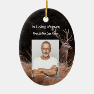 Gedächtnisdienst Einladung zum Stag Hirsch Outdoor Keramik Ornament