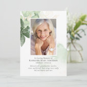 Gedächtnisdienst für Gedächtnisgrüne Fotos Programm (Stehend Vorderseite)