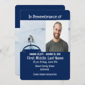 Gedächtnisdienst laden Dog-Team Schlittenwinterspo Einladung (Vorne/Hinten)