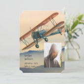 Gedächtnisdienst lädt Wolken-Thunderstorm Sky ein Einladung (Stehend Vorderseite)