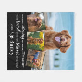 Gedächtniserinnerung an den benutzerdefinierten Ha Fleecedecke (Vorderseite (Horizontal))