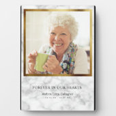 Gedächtniserinnerung Beileid-Marmor beibehalten Fotoplatte (Vorderseite)