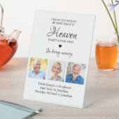 Gedächtnisfeier für die Love Memory 3-Collage Sockelschild (In Situ)