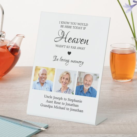 Gedächtnisfeier für die Love Memory 3-Collage Sockelschild (In Situ)