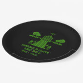 Gedächtnisfeier für Gärtner Pappteller (Schrägansicht)