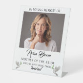 Gedächtnisfeier für Liebende Erinnerung vorbehalte Sockelschild (Vorderseite)