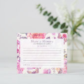 Gedächtnisflorale Beerdigungskarte freigeben (Stehend Vorderseite)