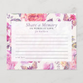 Gedächtnisflorale Beerdigungskarte freigeben (Vorderseite)