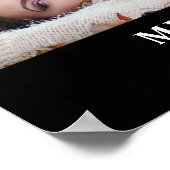 Gedächtnisfotocollage Beerdigung Feier des Lebens Poster (Ecke)