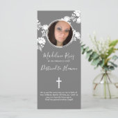 Gedächtnisfräsen Foto-Blumenmotiv (Stehend Vorderseite)