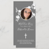 Gedächtnisfräsen Foto-Blumenmotiv (Vorne/Hinten)