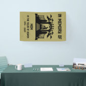 Gedächtnisgärtner-Beerdigung Banner (Messe)