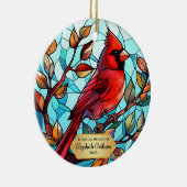 Gedächtnisglas-Kardinal Keramik Ornament (Rechts)