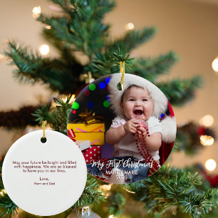Gedächtnishaltiges Baby First Christmas Ornament K