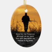 Gedächtnisjäger Jagd Stalingspiel Keramik Ornament (Hinten)