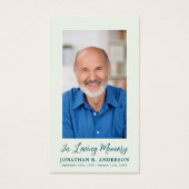 Gedächtniskarte Foto Seeschiff Beerdigungskarte (Vorderseite)