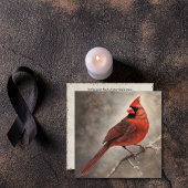 Gedächtniskarte für Roten Kardinal