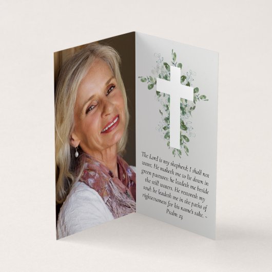 Gedächtniskarte in Love Memorial Visitenkarten (Innenseite)