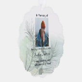 Gedächtniskarte Spruce Grüne Natur Ornament Karte (Rechts)