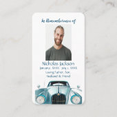 Gedächtniskarte Vintage Car Vehicle Visitenkarte (Vorderseite)