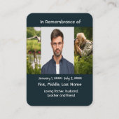 Gedächtniskarten-Vogelbeobachtung Bird Watching Visitenkarte (Vorderseite)